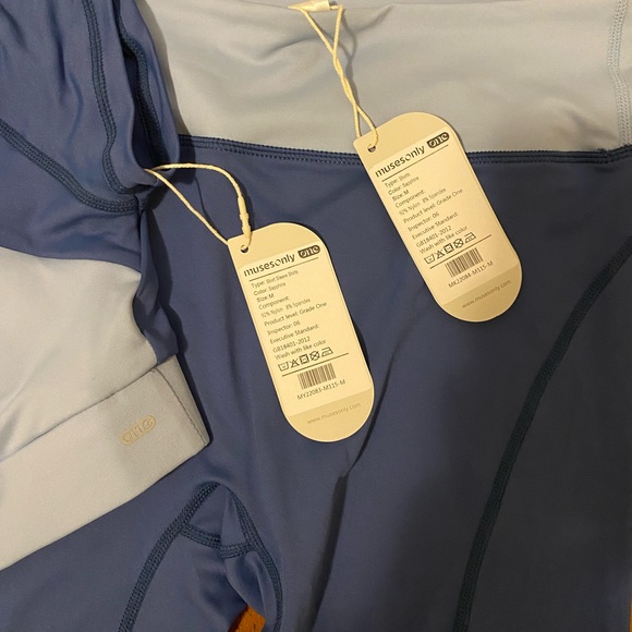 museonly one blue biker short set - Picture 4 of 6